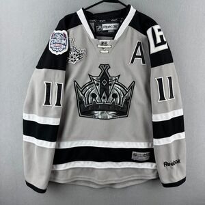 Los Angeles Kings Jersey Mens Medium Reebok Anze Kopitar Fight Strap 2014